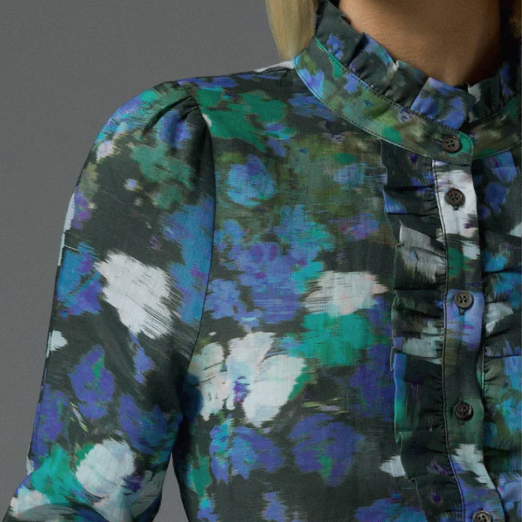 Zoe kratzmann - Dialect Top - Forrest Blur - Collector Store