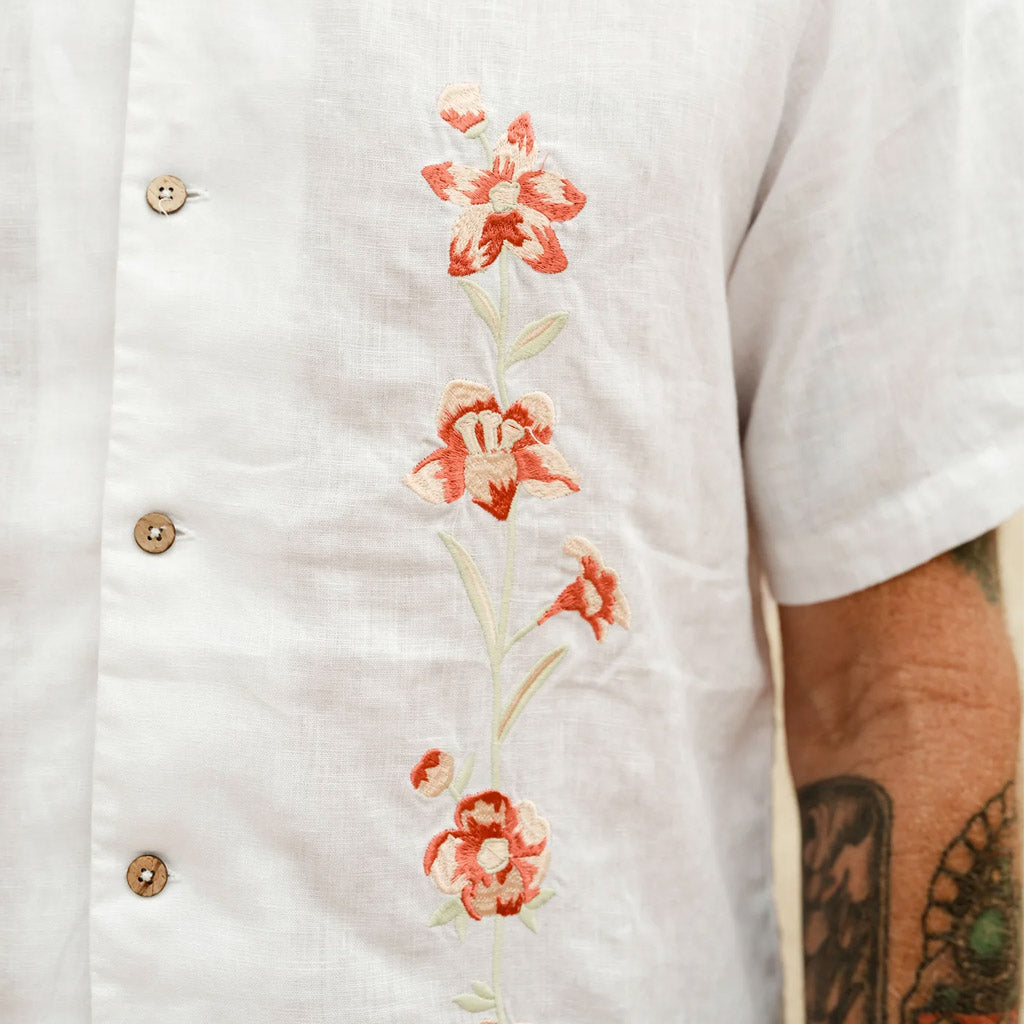 Mr Simple Cuban Short Sleeve Shirt - Garden State