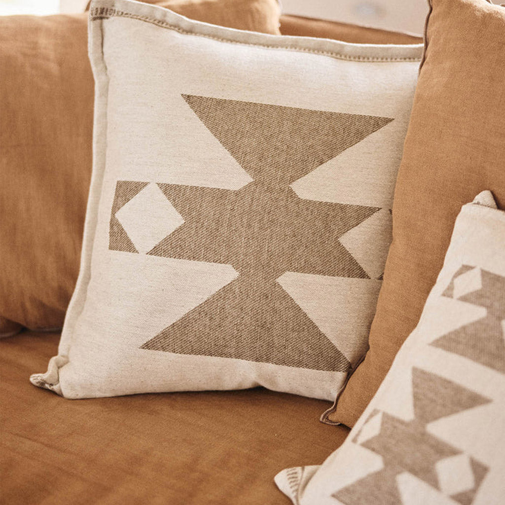 Pony Rider |  Forest Trail Cushion | Natural 55x 55