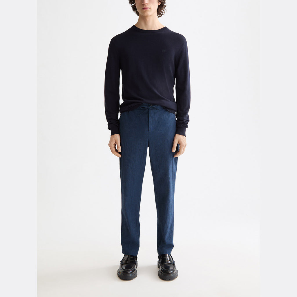 Finch tapered fit pants - Sky captain mini check - Collector Store Sydney