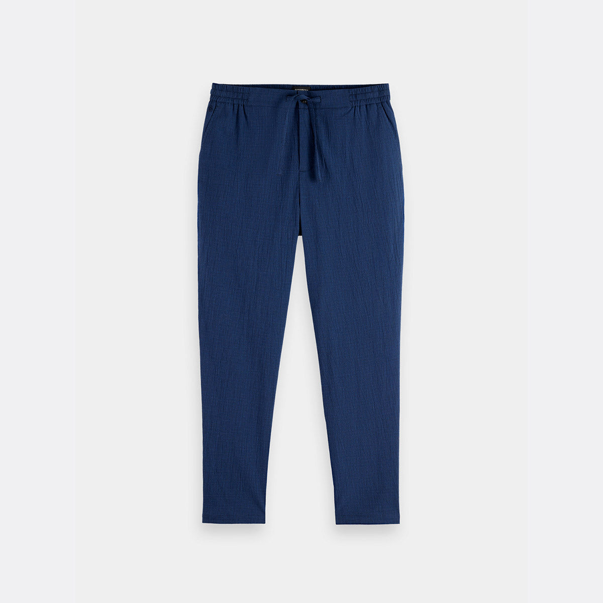 Finch tapered fit pants - Sky captain mini check - Collector Store Sydney