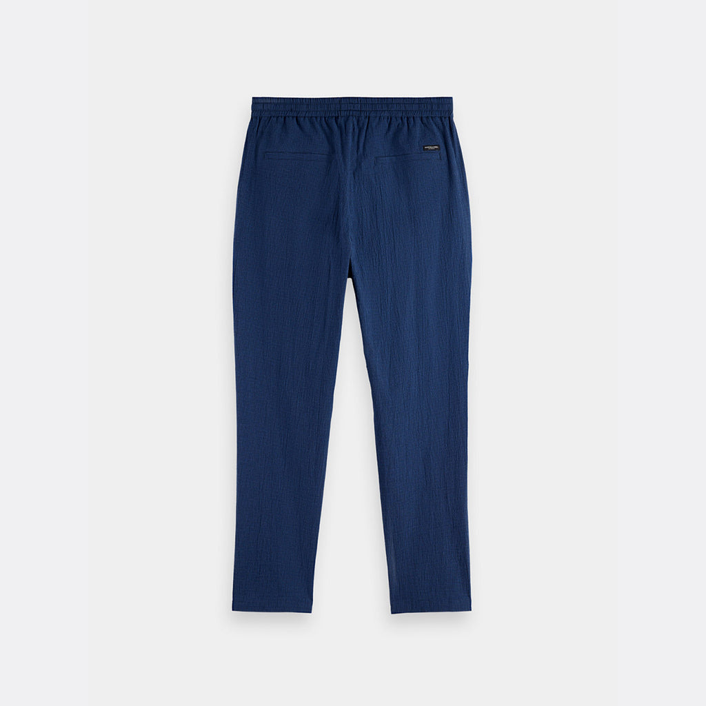 Finch tapered fit pants - Sky captain mini check - Collector Store Sydney