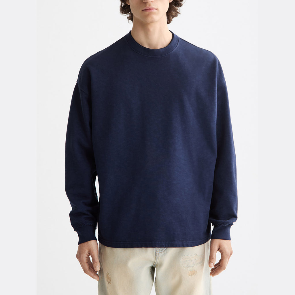Garment-dyed sweatshirt - Peacoat - Collector Store Sydney