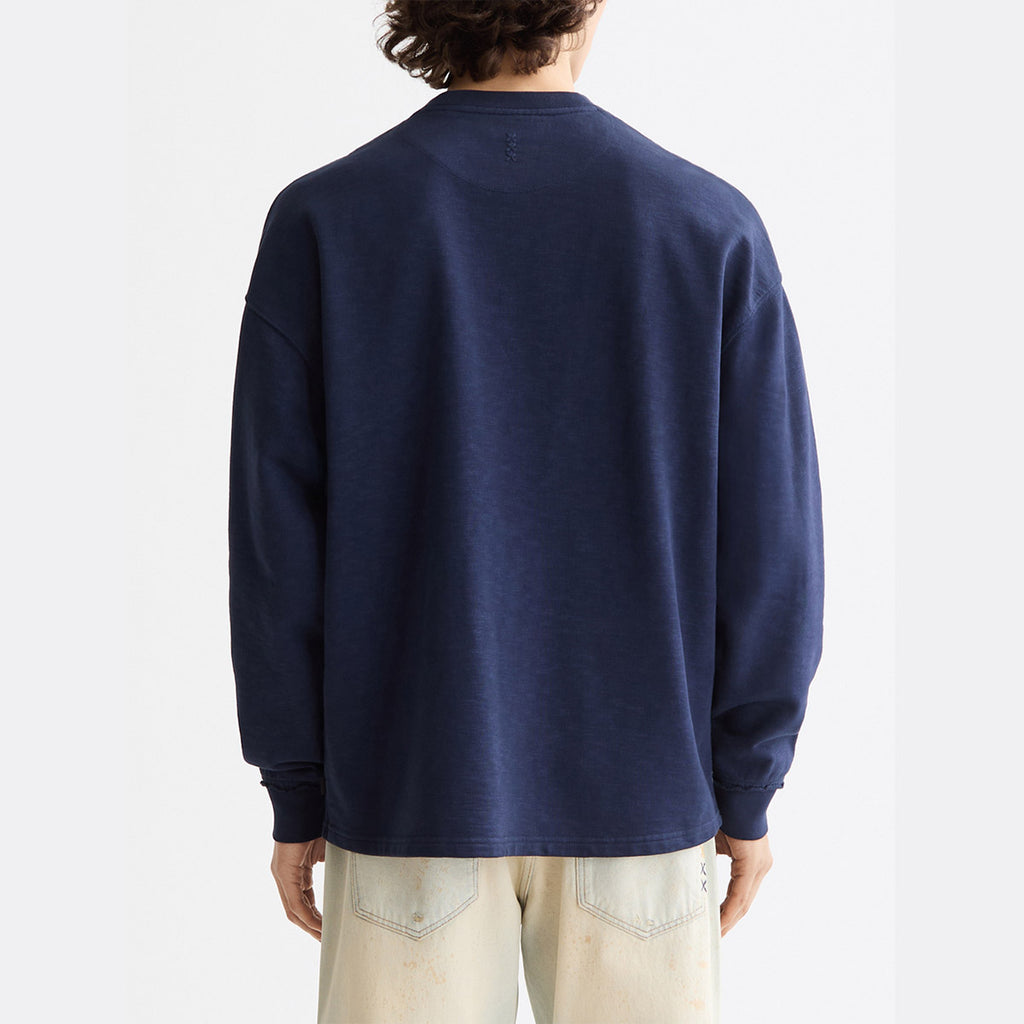 Garment-dyed sweatshirt - Peacoat - Collector Store Sydney