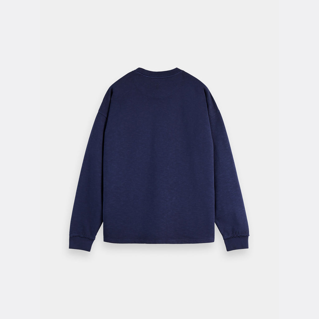Garment-dyed sweatshirt - Peacoat - Collector Store Sydney