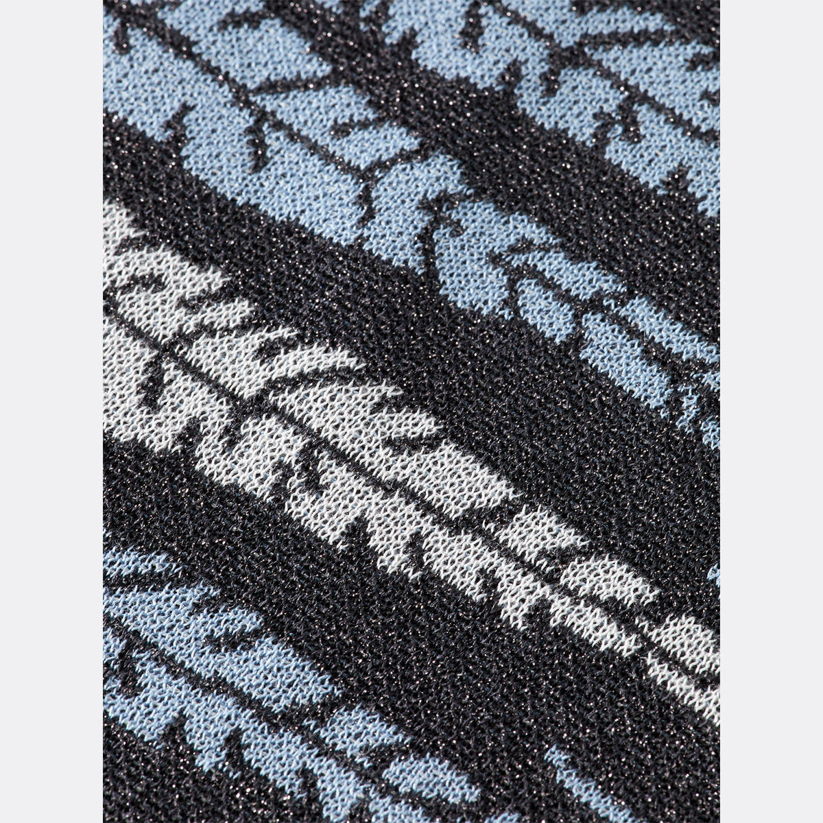 Lurex jacquard trousers - Charcoal art - Collector Store Sydney