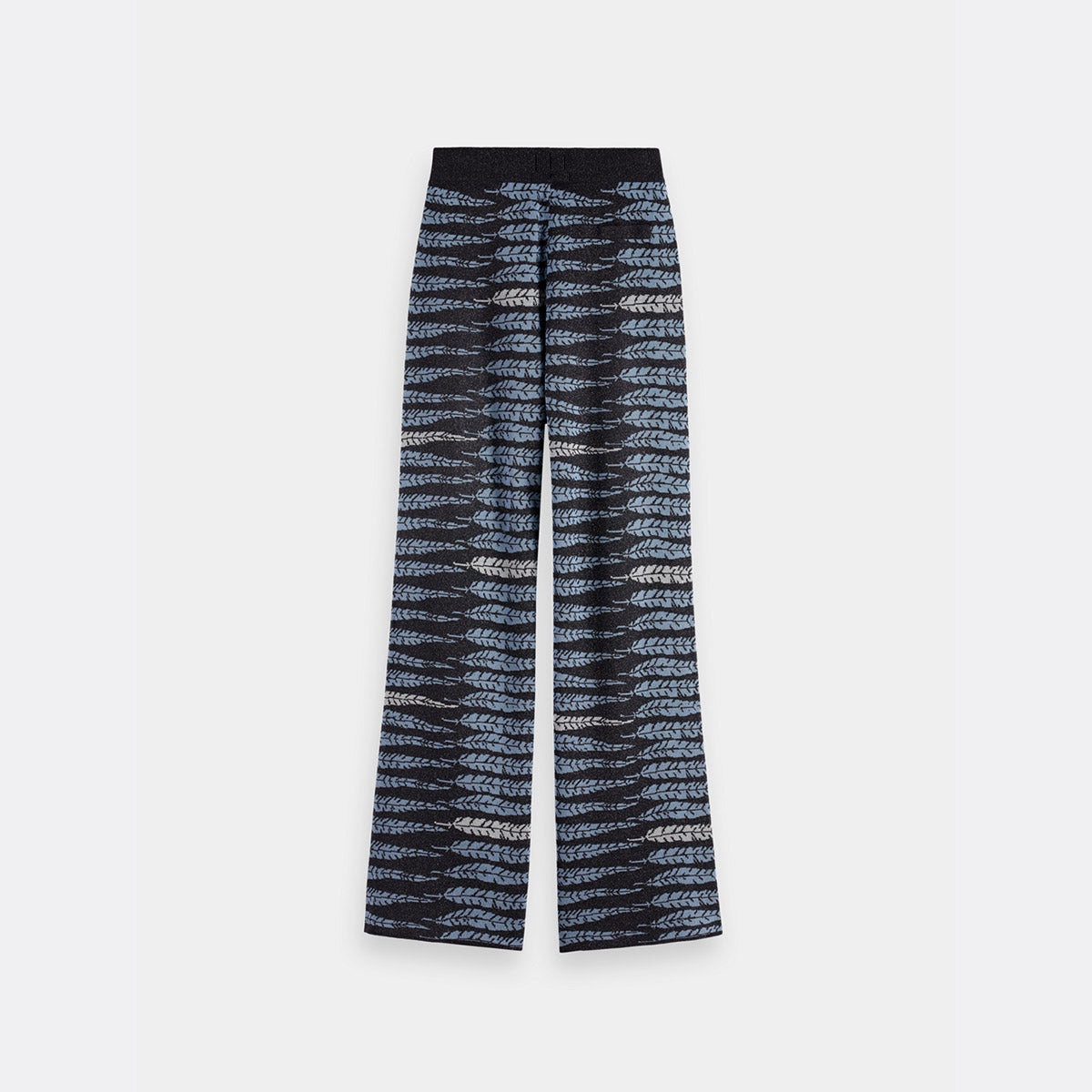 Lurex jacquard trousers - Charcoal art - Collector Store Sydney