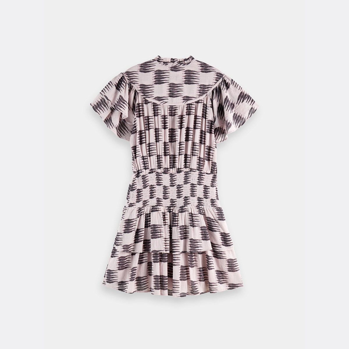 Ruffled mini dress - Feather block - Collector Store Sydney