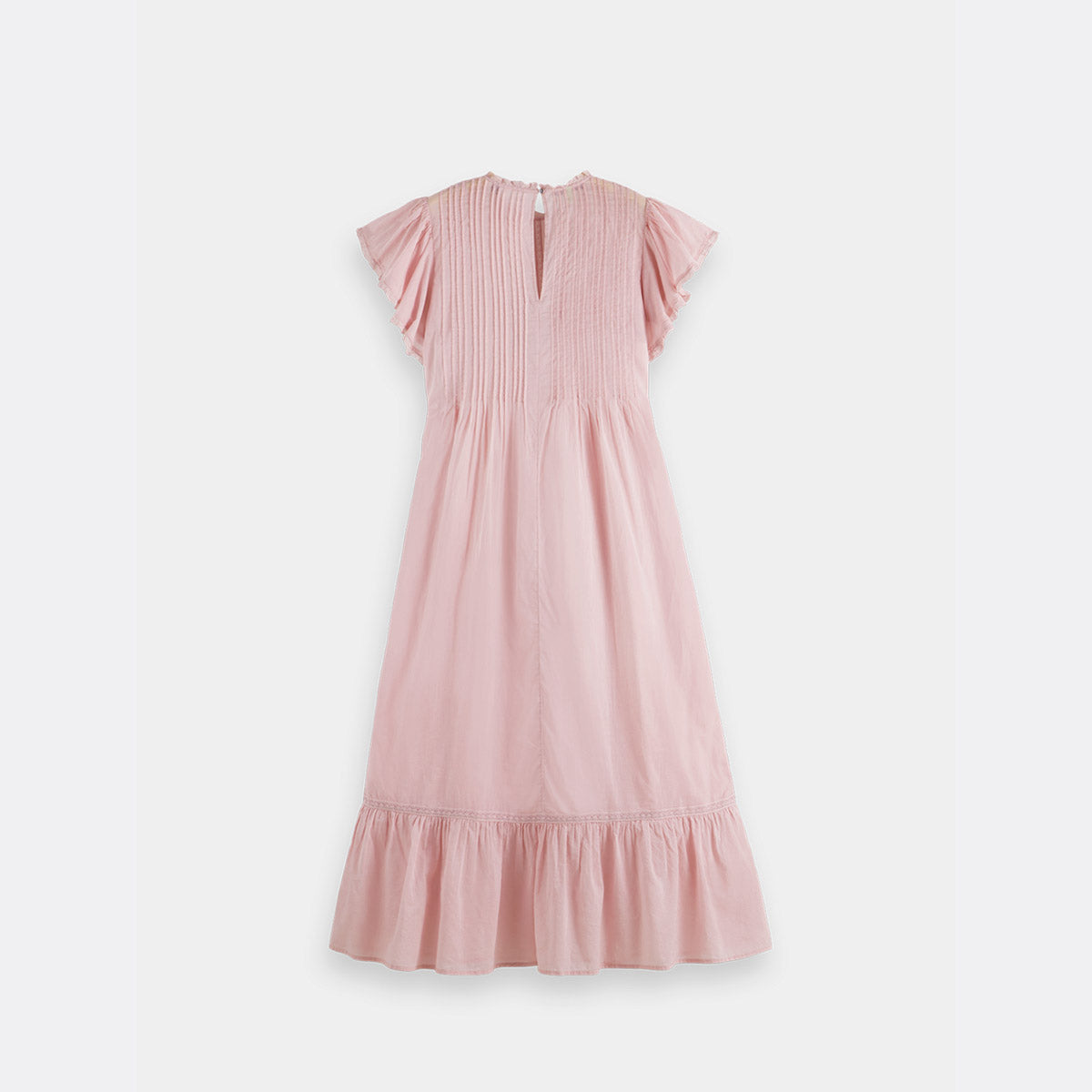 Pleated front maxi dress - Burnished lilac - Collector Store Sydney