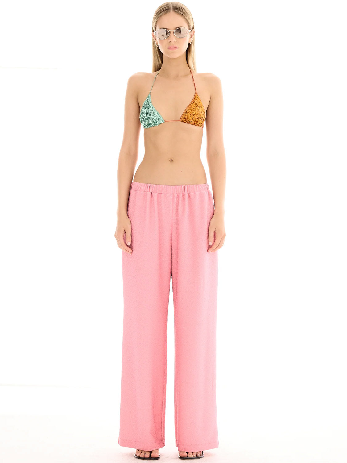 Tales : Fame Pink Lurex Pants - Collector Store Sydney