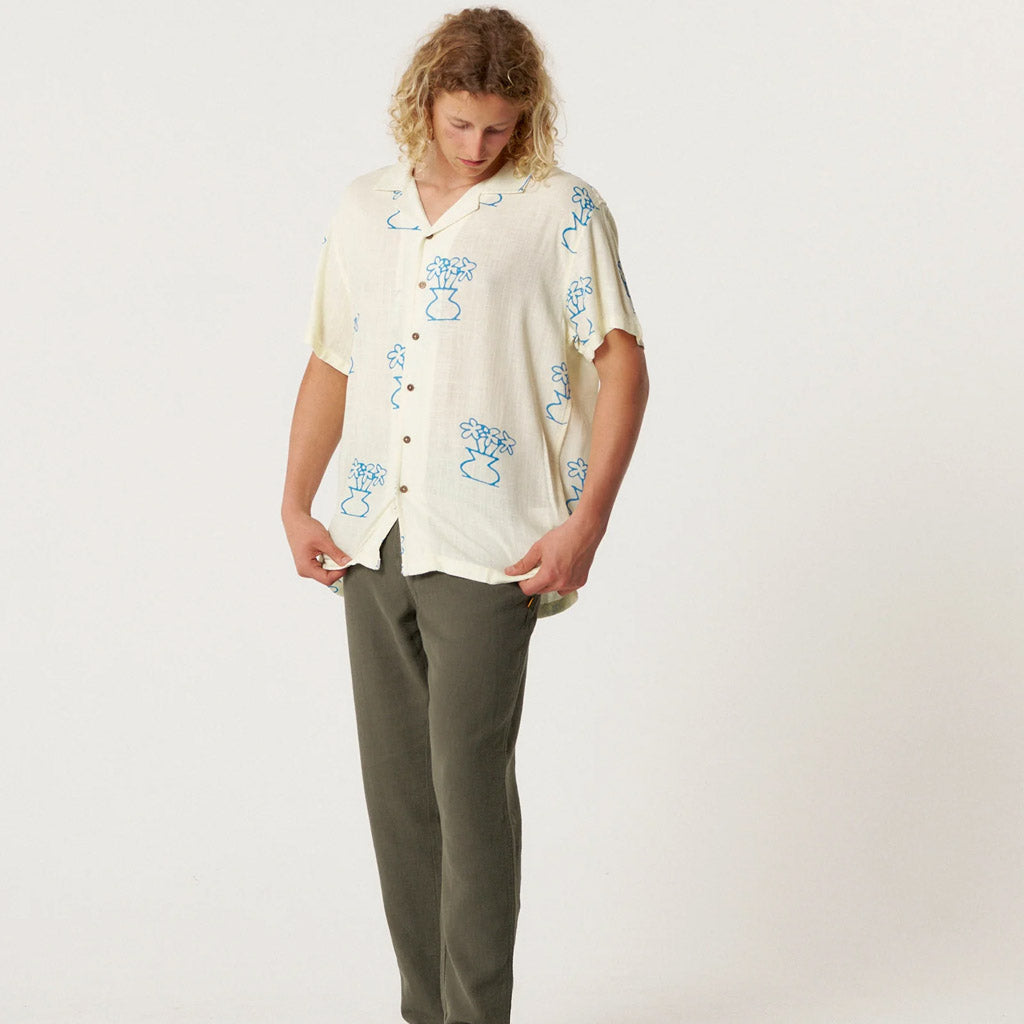 TCSS - MELLOW RESORT FLEECE - ECRU - Collector Store Sydney