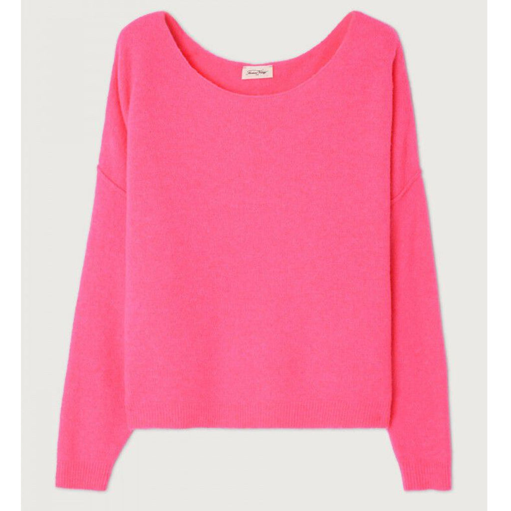 American Vintage Jumper - Damsville Fluro Pink - Collector Store Sydney