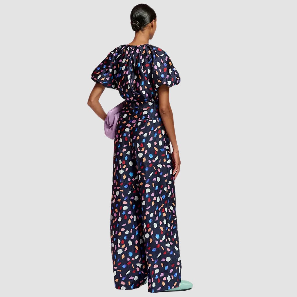 Essentiel Antwerp : Frankrijk Pants - Navy Drunk Spot - Collector Store