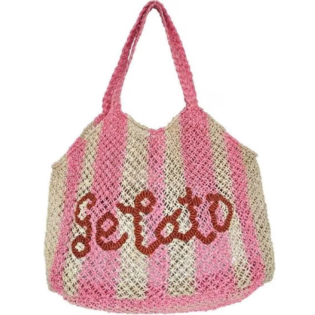 The Jacksons GELATO Jute Bag - Pink Natural Rose