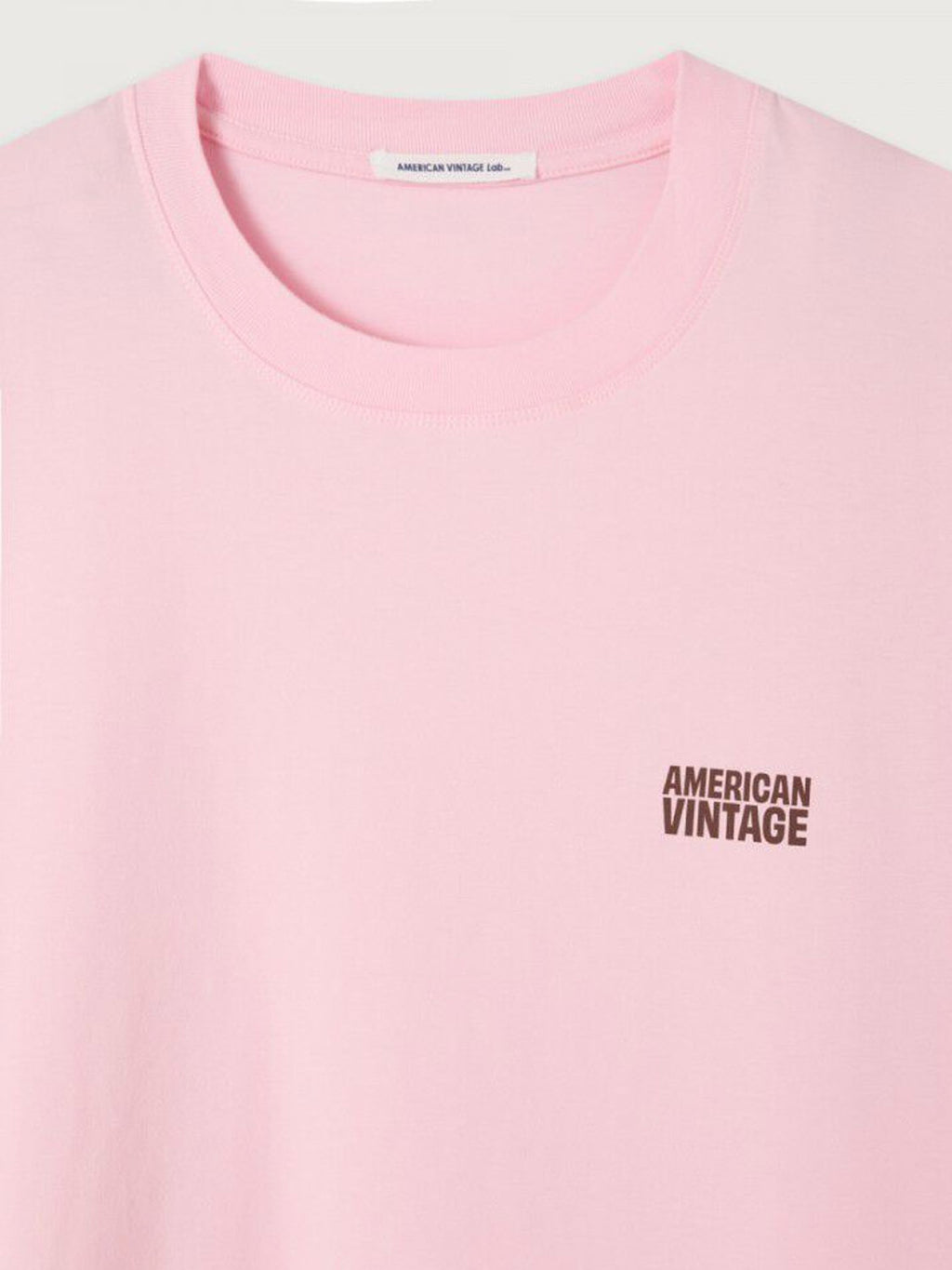 American Vintage - Mens Long Sleeve T-shirt - Gixy - Cotton Candy