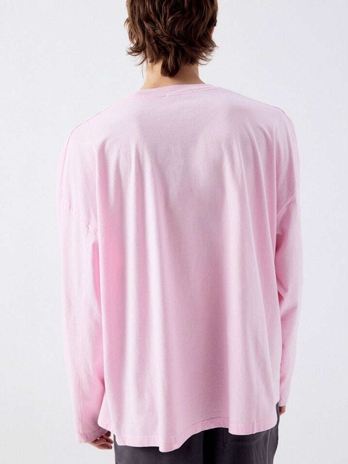 American Vintage - Mens Long Sleeve T-shirt - Gixy - Cotton Candy