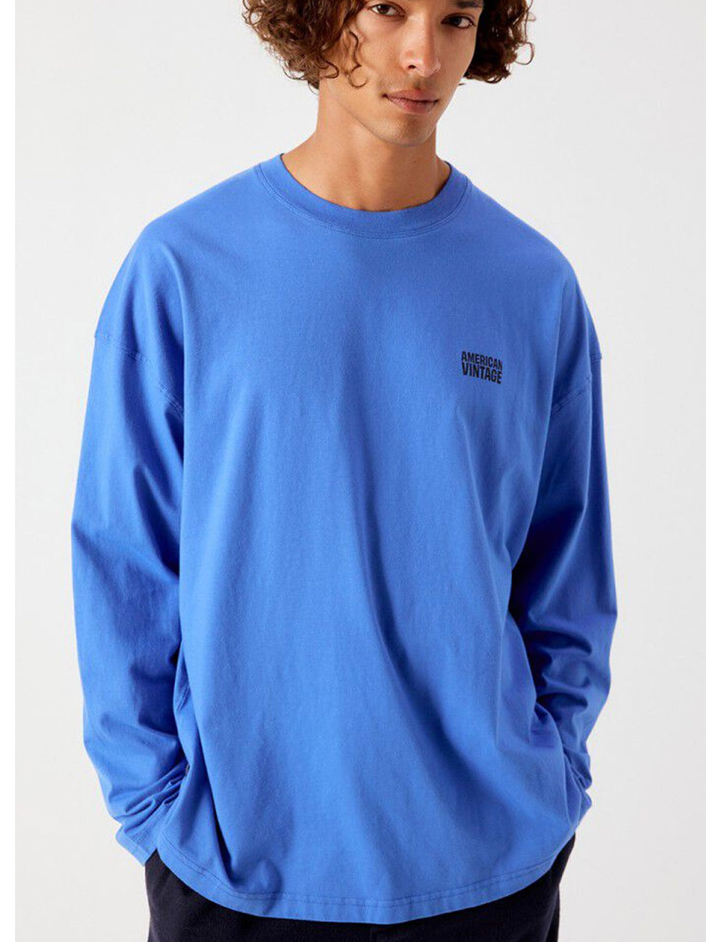 American Vintage - Mens Long Sleeve T-shirt - Gixy - Olympus