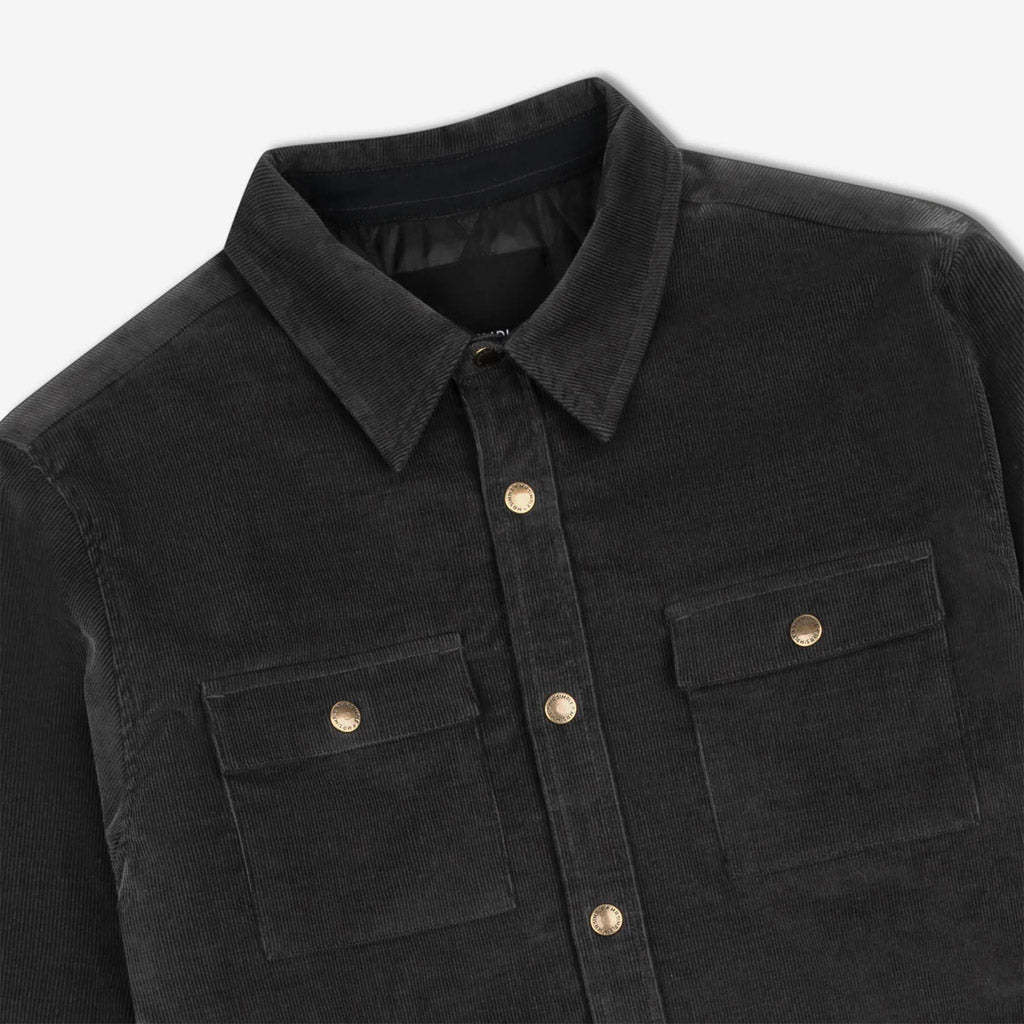Mr Simple Quilted Cord Jacket - Graphite - Collector Store Sydney