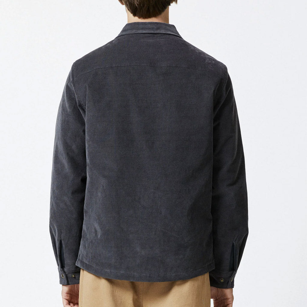 Mr Simple Quilted Cord Jacket - Graphite - Collector Store Sydney