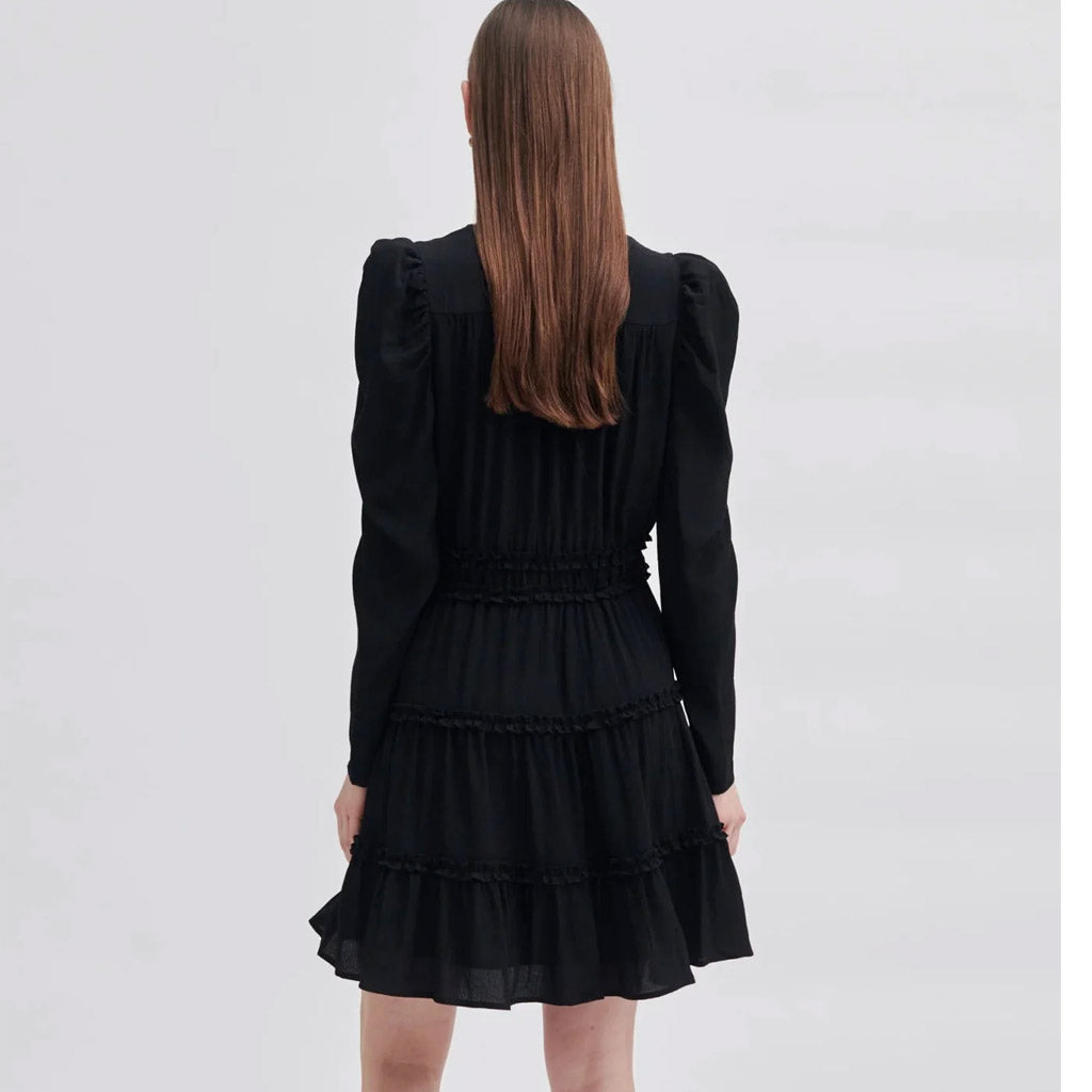 Second Female Heavenly Tartan Dress - Black - Collector Store