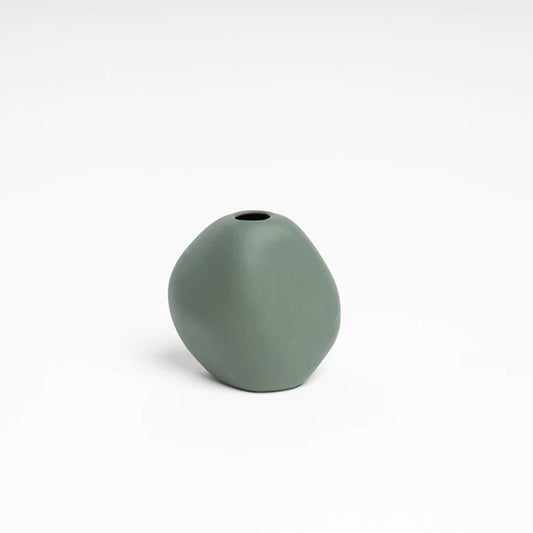 Ned Collections Harmie Vase Pebble - Forrest Green - Collector Store