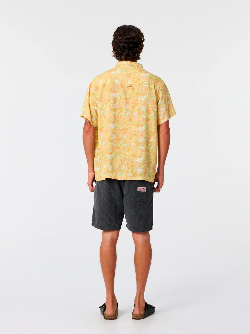 TCSS Hazed Floral Linen Shirt - Sunflower - Collector Store Sydney