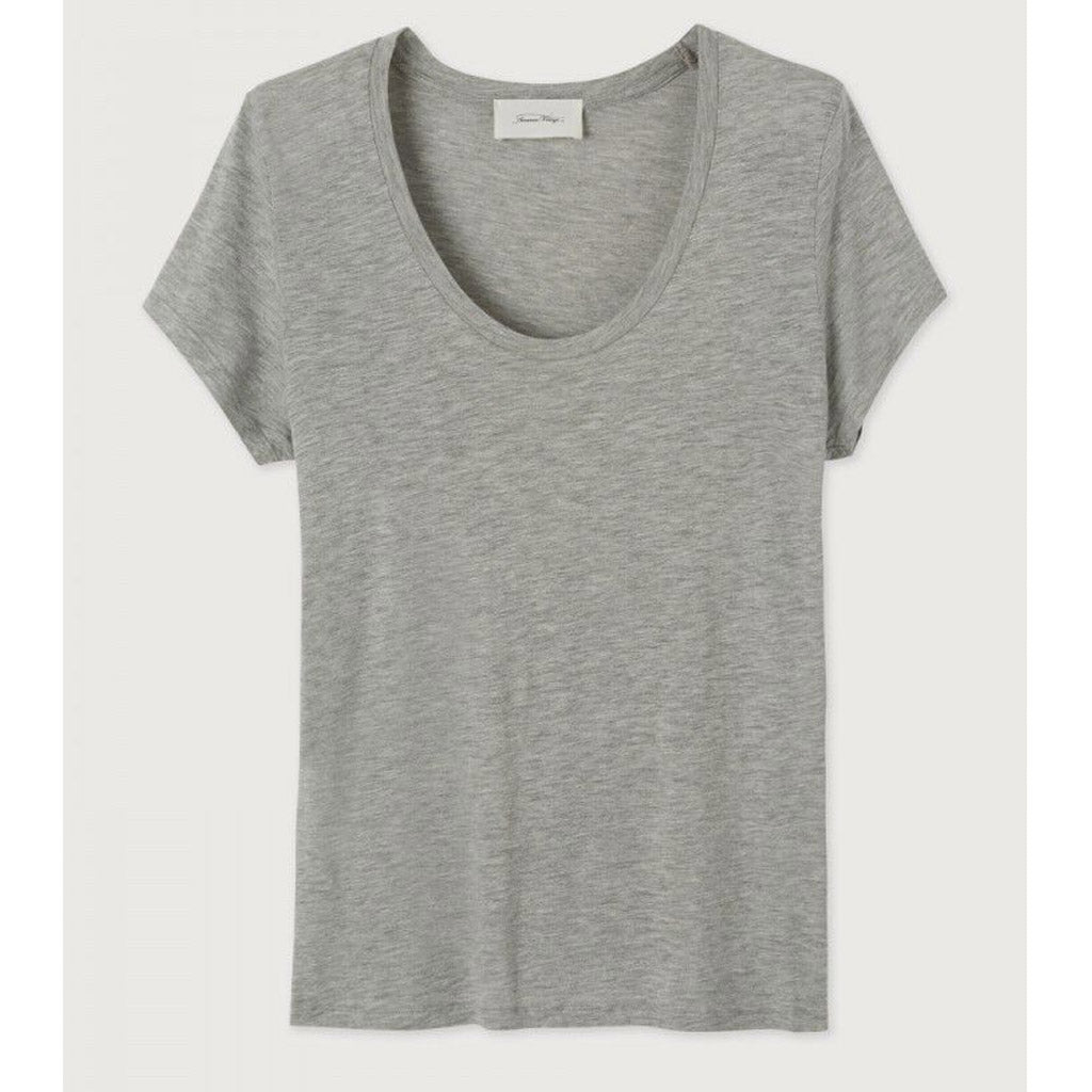 American Vintage Jacksonville Round Neck Tee - Heather Grey - Collector Store