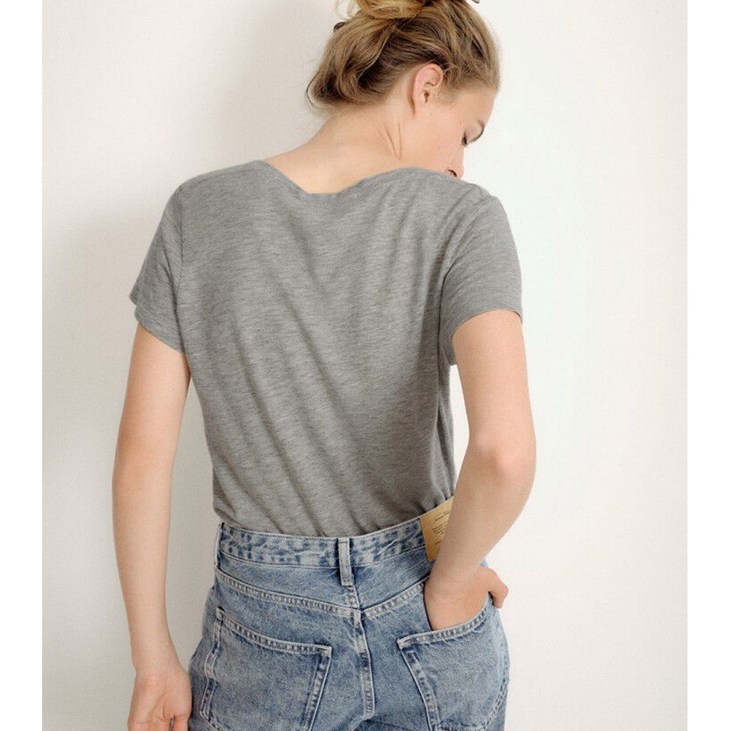 American Vintage Jacksonville Round Neck Tee - Heather Grey - Collector Store