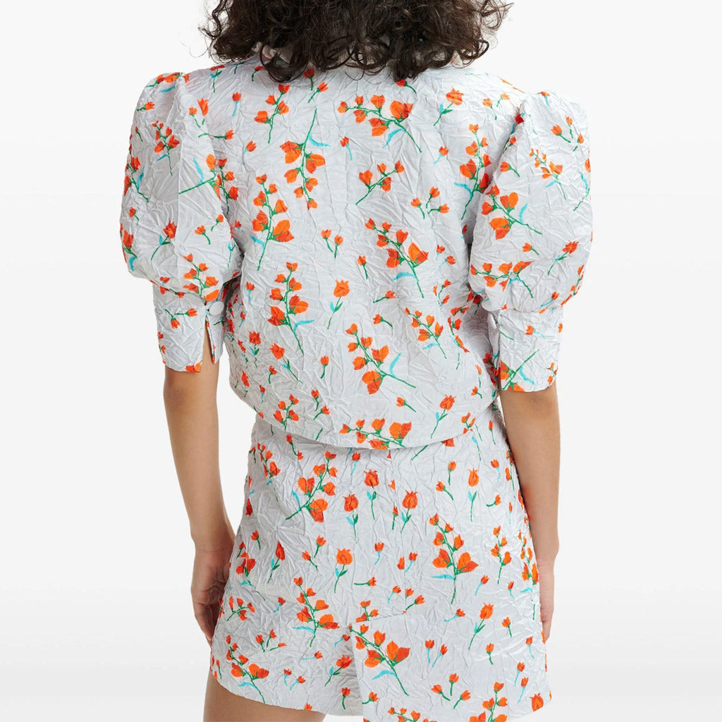 Essentiel Antwerp | HUSAN Mini Skirt Green/Orange/White - Collector Store