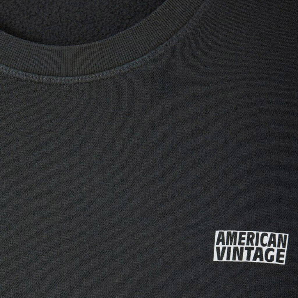 American Vintage Mens Sweatshirt - Izubird - Vintage Carbon - Collector Store Sydney