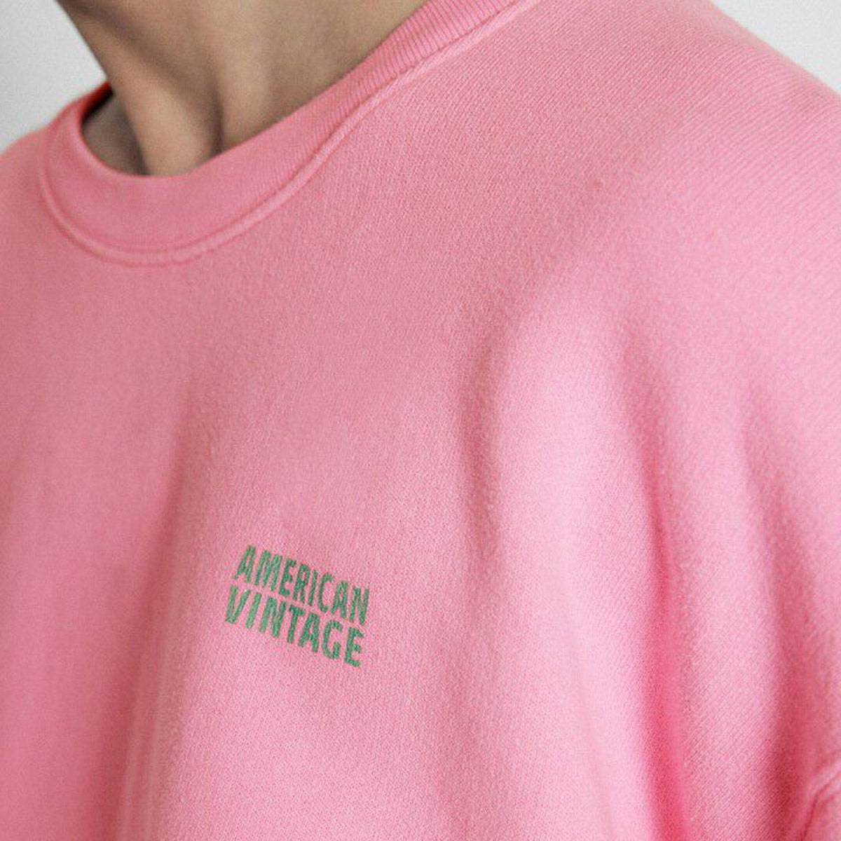 American Vintage Sweatshirt - Izubird - Vintage Pink - Collector Store Sydney