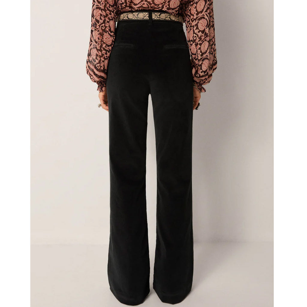 Maison Hotel - Jerry Velvet Pant - Nero - Collector Store Sydney