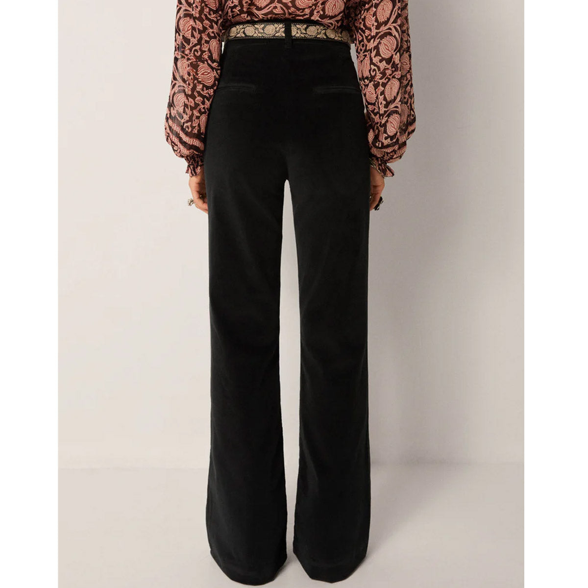 Maison Hotel - Jerry Velvet Pant - Nero - Collector Store Sydney