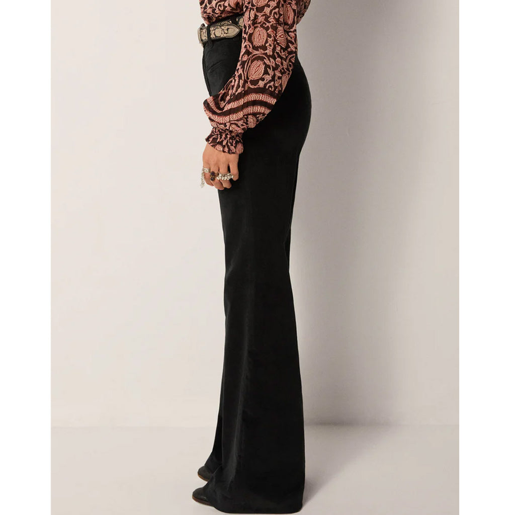 Maison Hotel - Jerry Velvet Pant - Nero - Collector Store Sydney