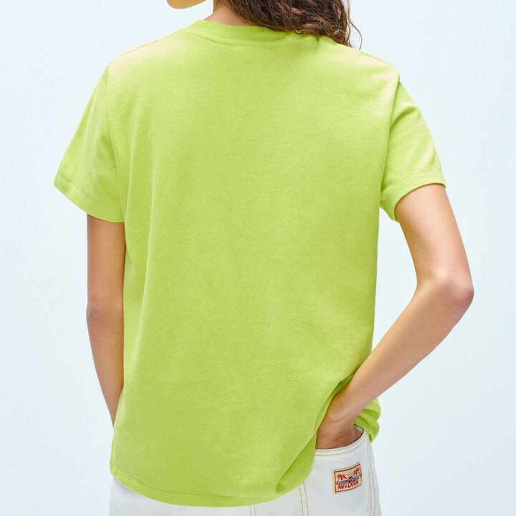 American Vintage Ykobow S/S Round Neck Tee - Fluro Acide - Collector Store Sydney