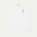 La Paz LS Tee - Off White Logo | Vyes Blue - Collector Store Sydney