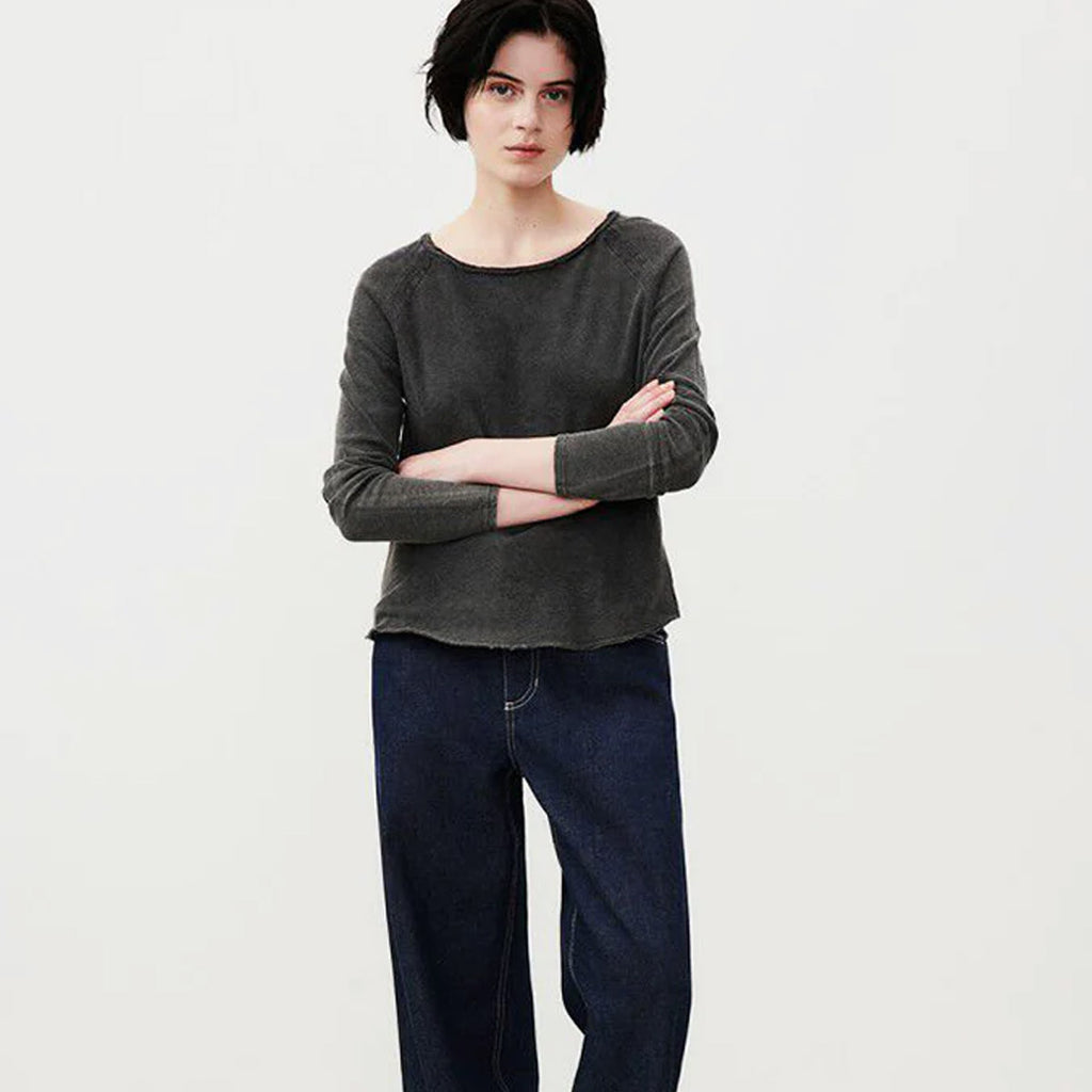American Vintage L/S Round Neck Tee - Sonoma - Vintage Black - Collector Store Sydney
