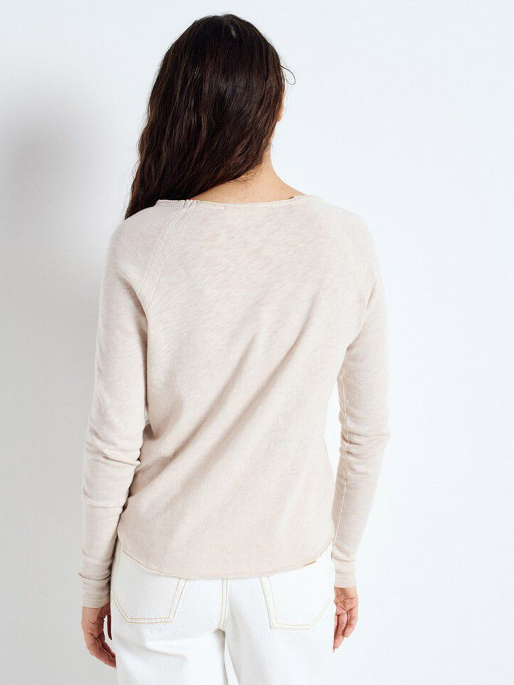 American Vintage L/S Round Neck Tee - Sonoma- Vintage Mastic - Collector Store Sydney