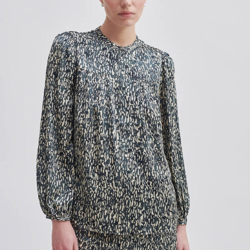 Second Female Luna Shirt Woodland Grey - Collector Store