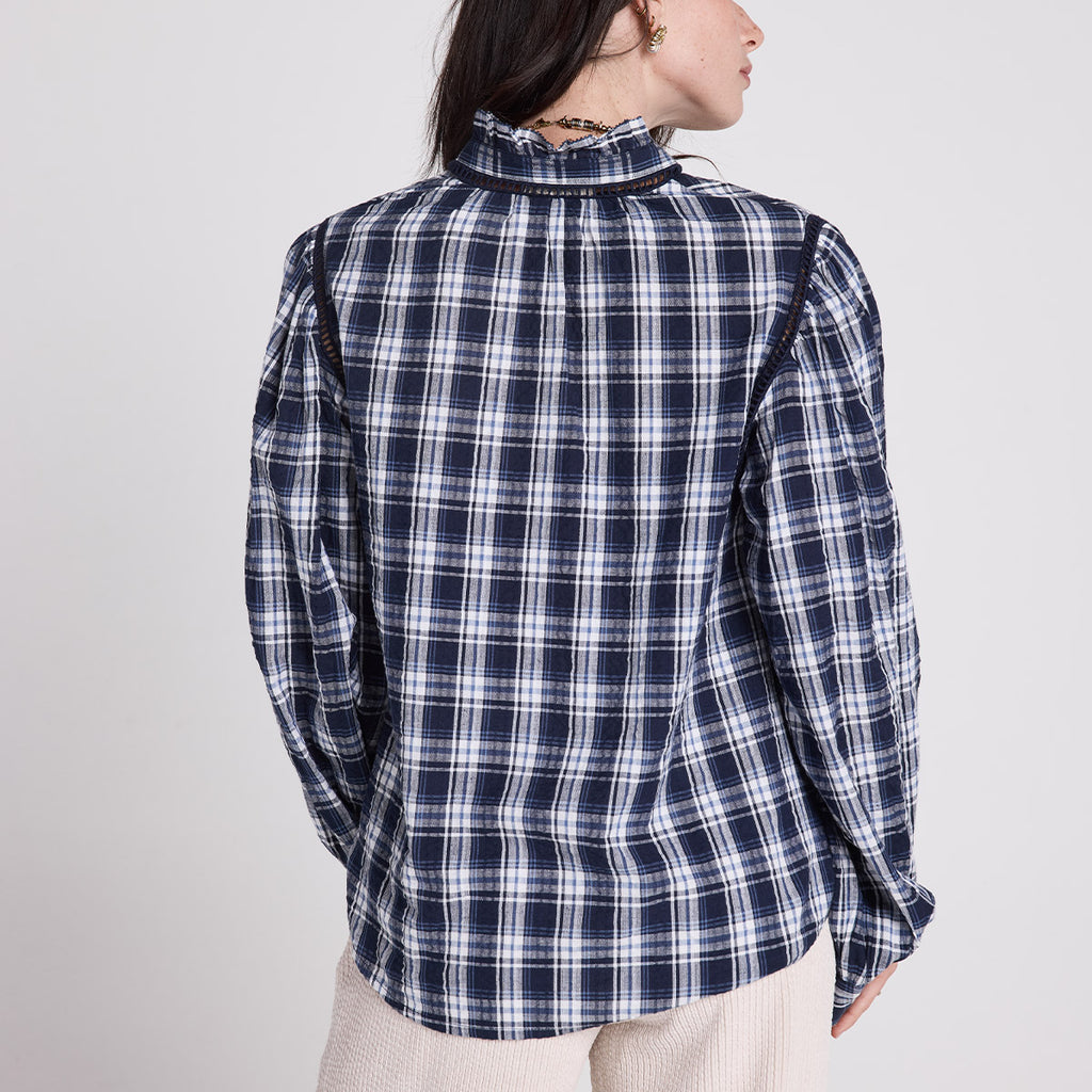 Louizon CHIMESE KIMMY - Check Blue - Collector Store Sydney