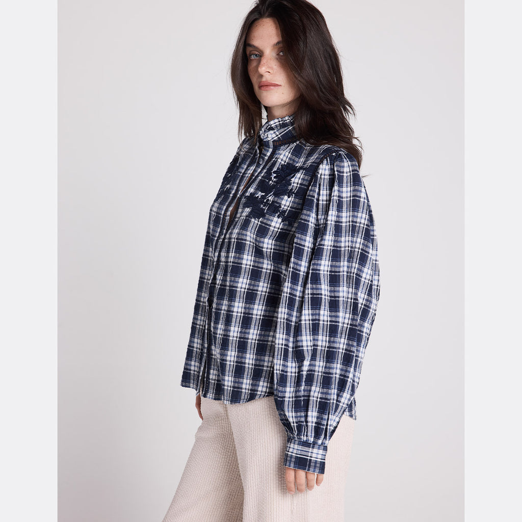 Louizon CHIMESE KIMMY - Check Blue - Collector Store Sydney