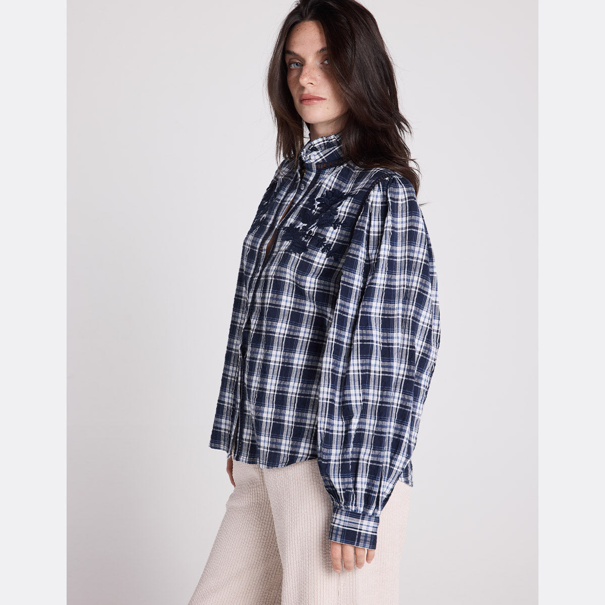 Louizon CHIMESE KIMMY - Check Blue - Collector Store Sydney