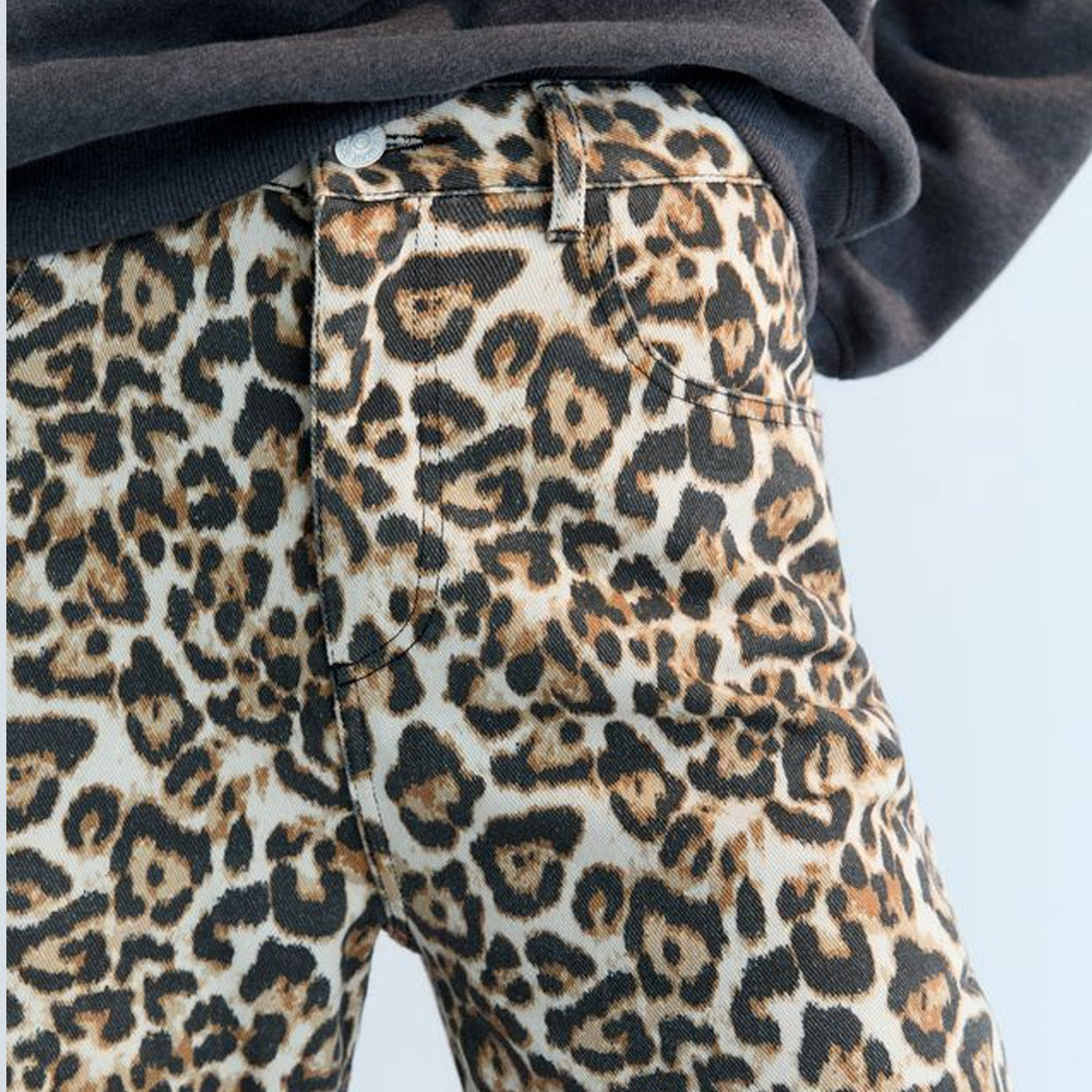 New Society - Nelia leopard Print Pant - Collector Store Sydney
