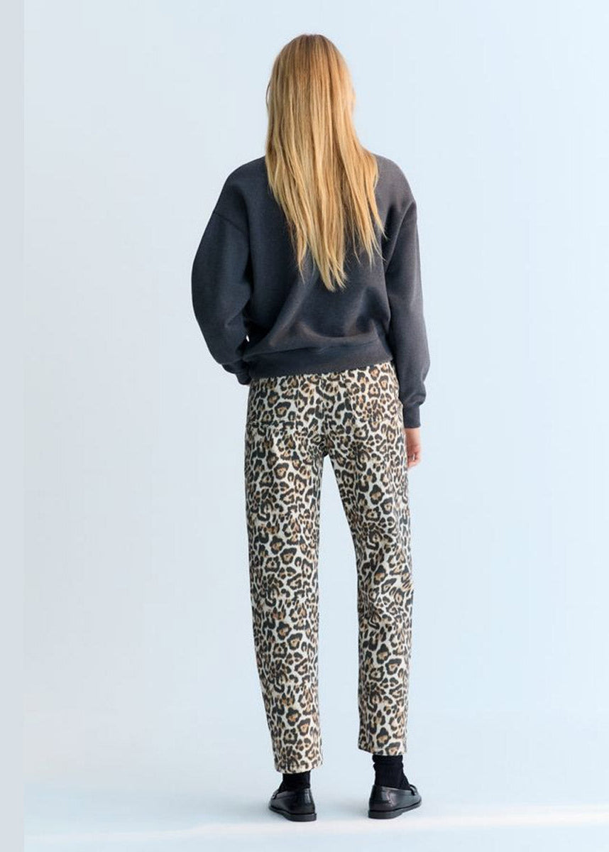 New Society - Nelia leopard Print Pant - Collector Store Sydney