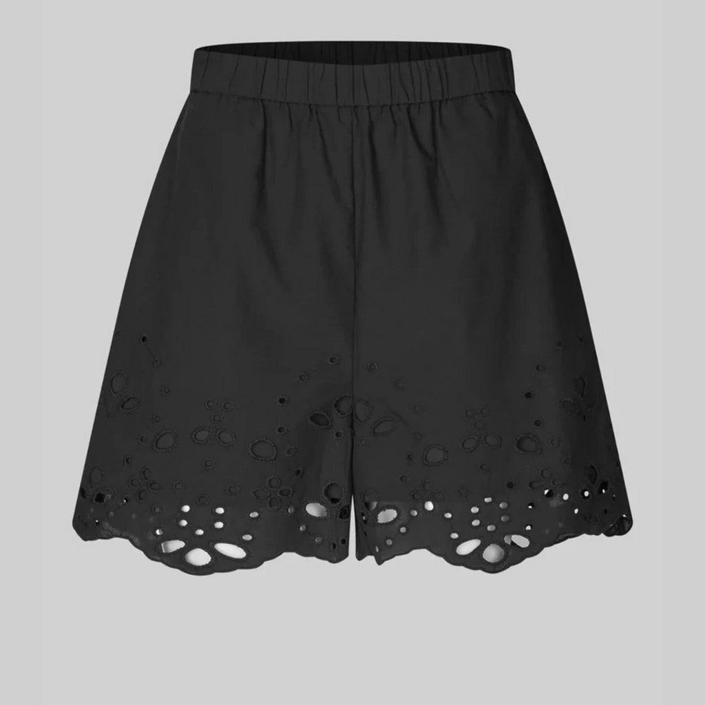 Second Female - Limona Broderie Shorts Black - Collector Store Sydney