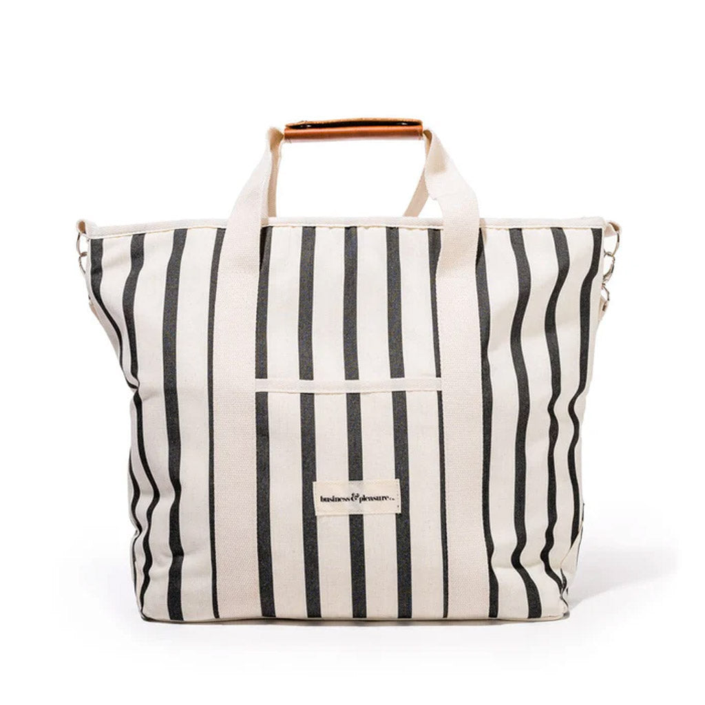 THE COOLER TOTE BAG - MONACO BLACK STRIPE - Collector Store