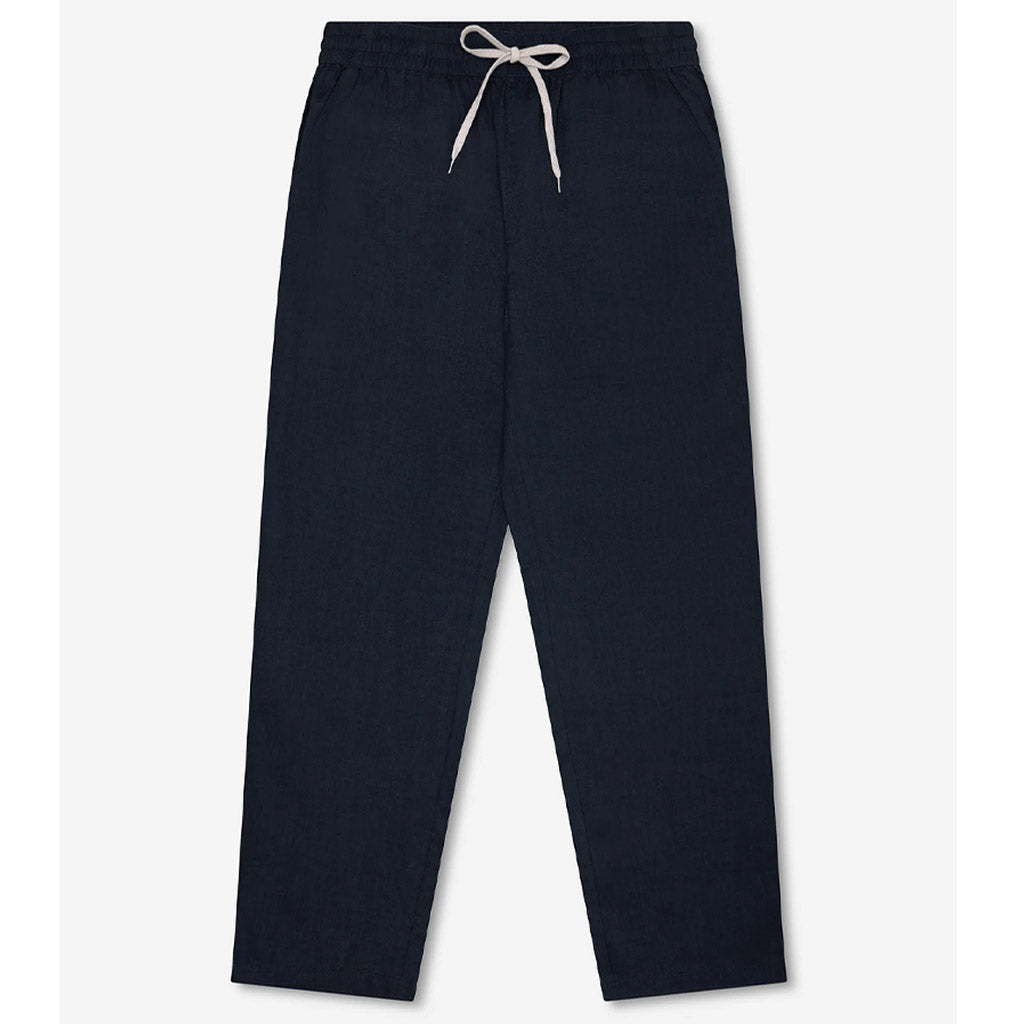 Mr Simple Burbank Linen Pant - Navy - Collector Store