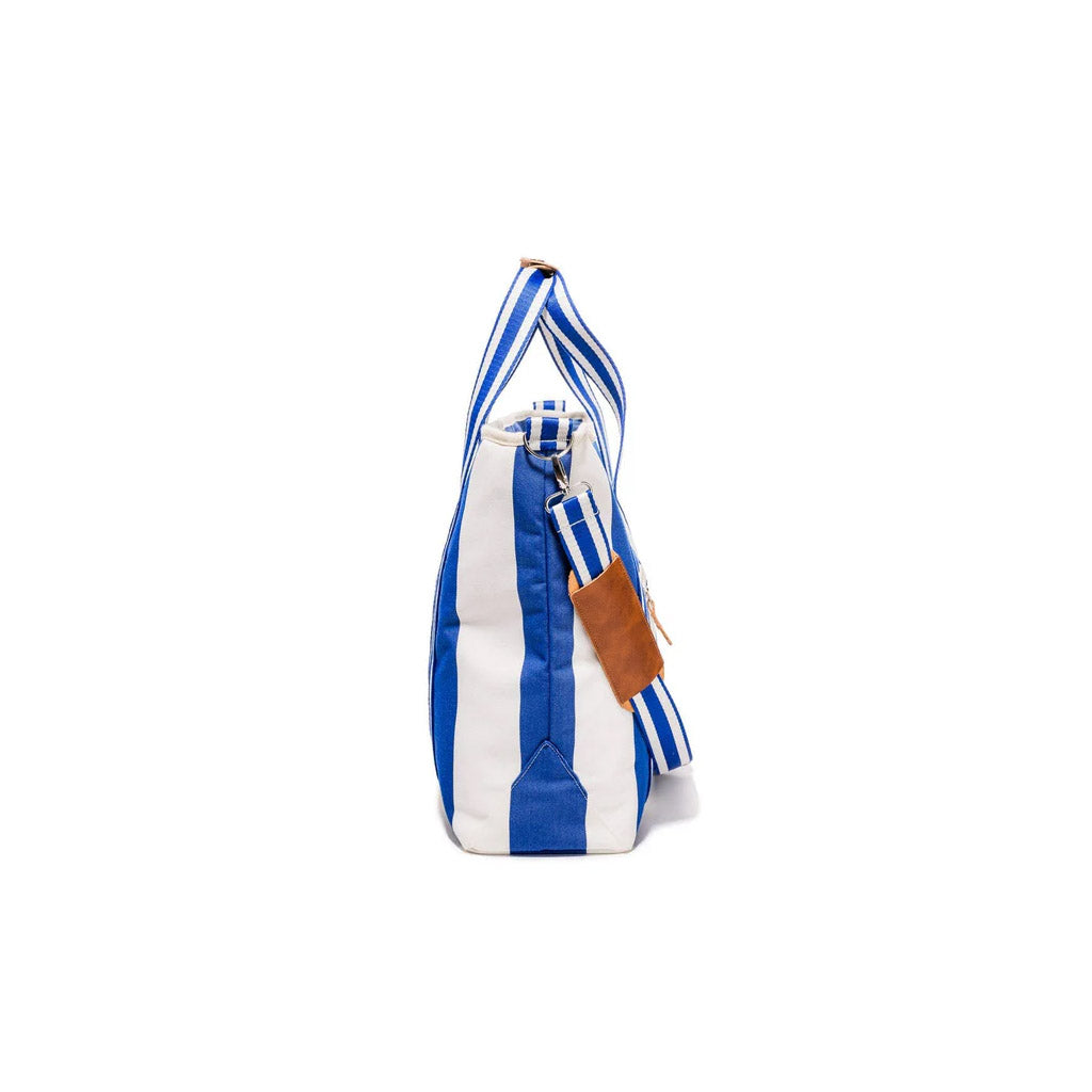 THE COOLER TOTE BAG - MEDITERRANEAN BLUE STRIPE - Collector Store