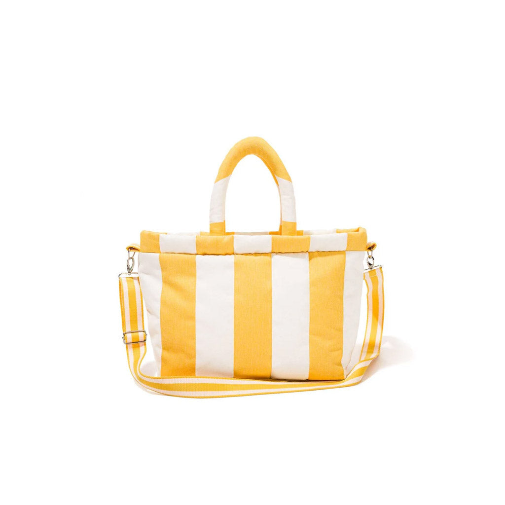CLOUD COOLER TOTE BAG - CREW MIMOSA YELLOW STRIPE - Collector Store
