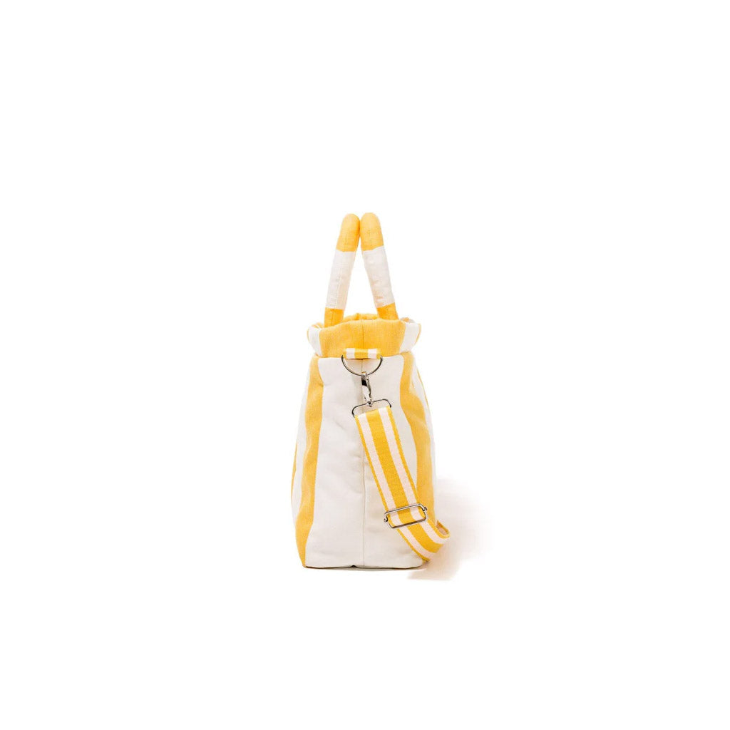 CLOUD COOLER TOTE BAG - CREW MIMOSA YELLOW STRIPE - Collector Store